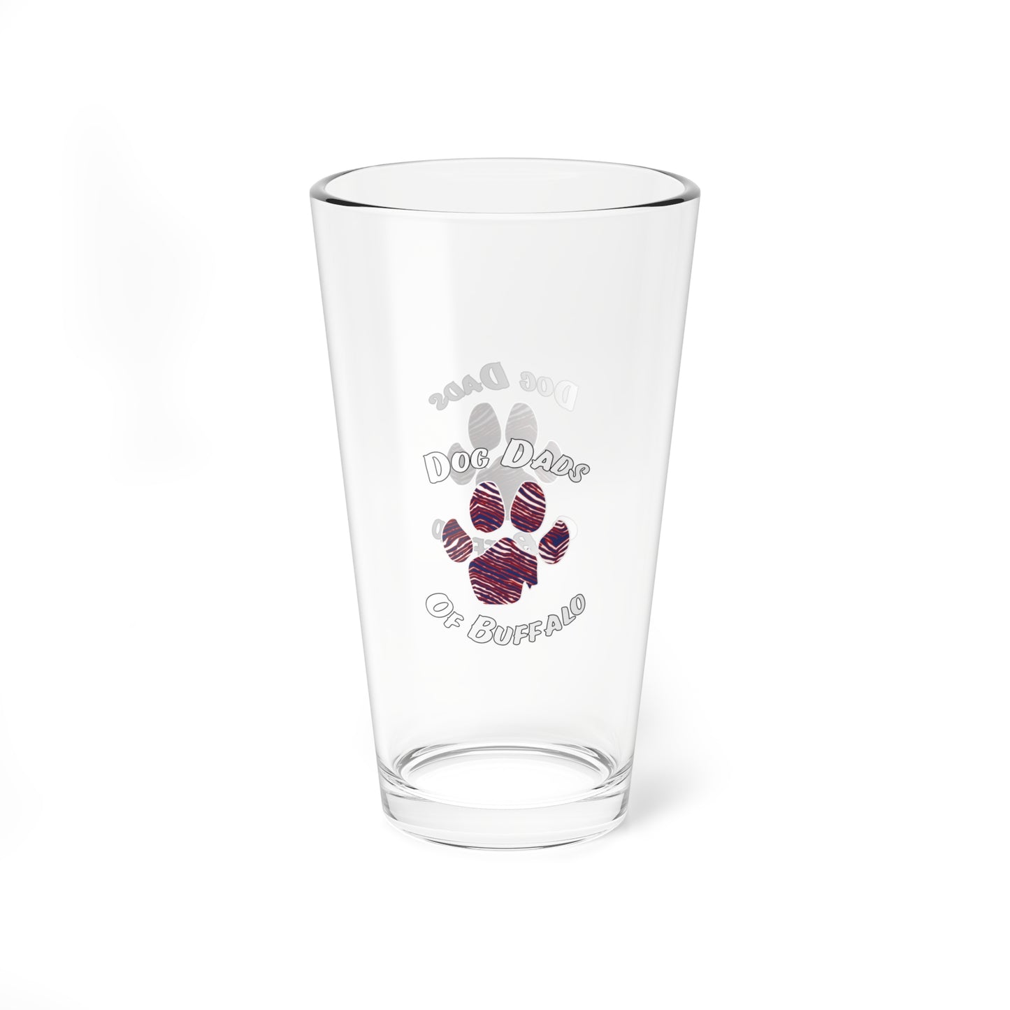 The Pawffalo Dog Dad Glass