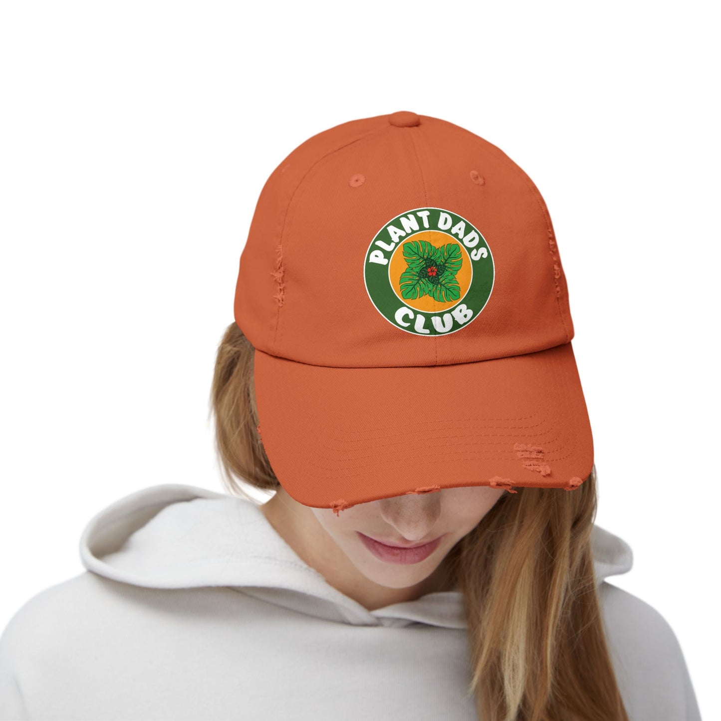 Plant Dads Club Distressed Cap