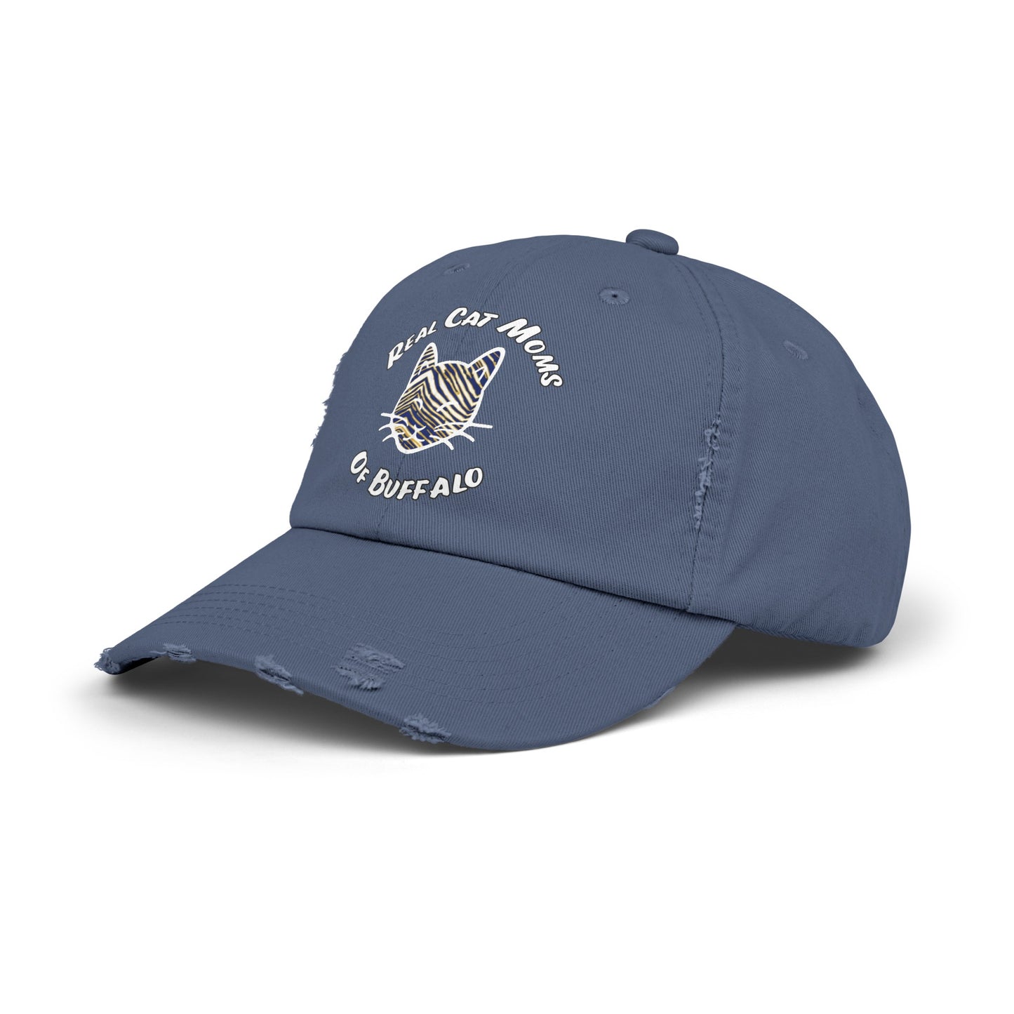 Real Cat Moms of Buffalo Distressed Cap