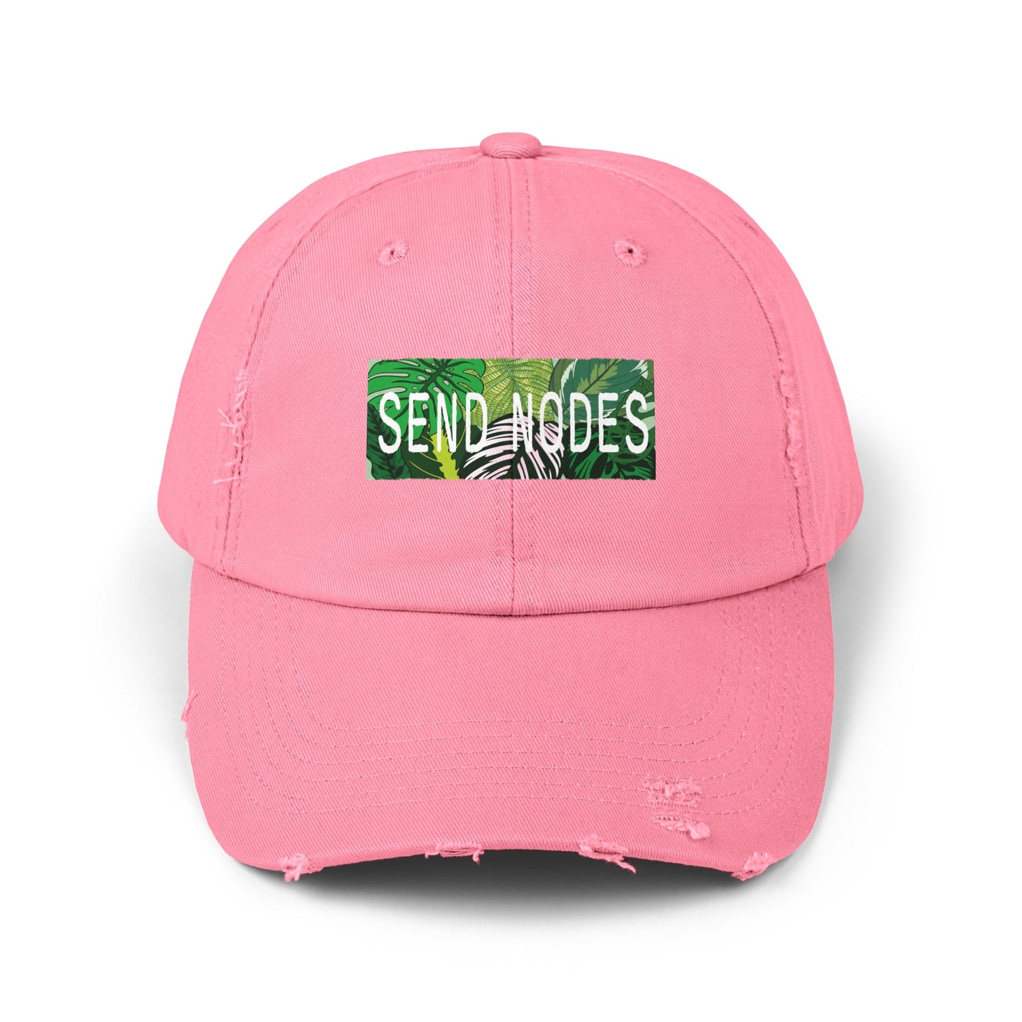 “Send Nodes” Distressed Cap