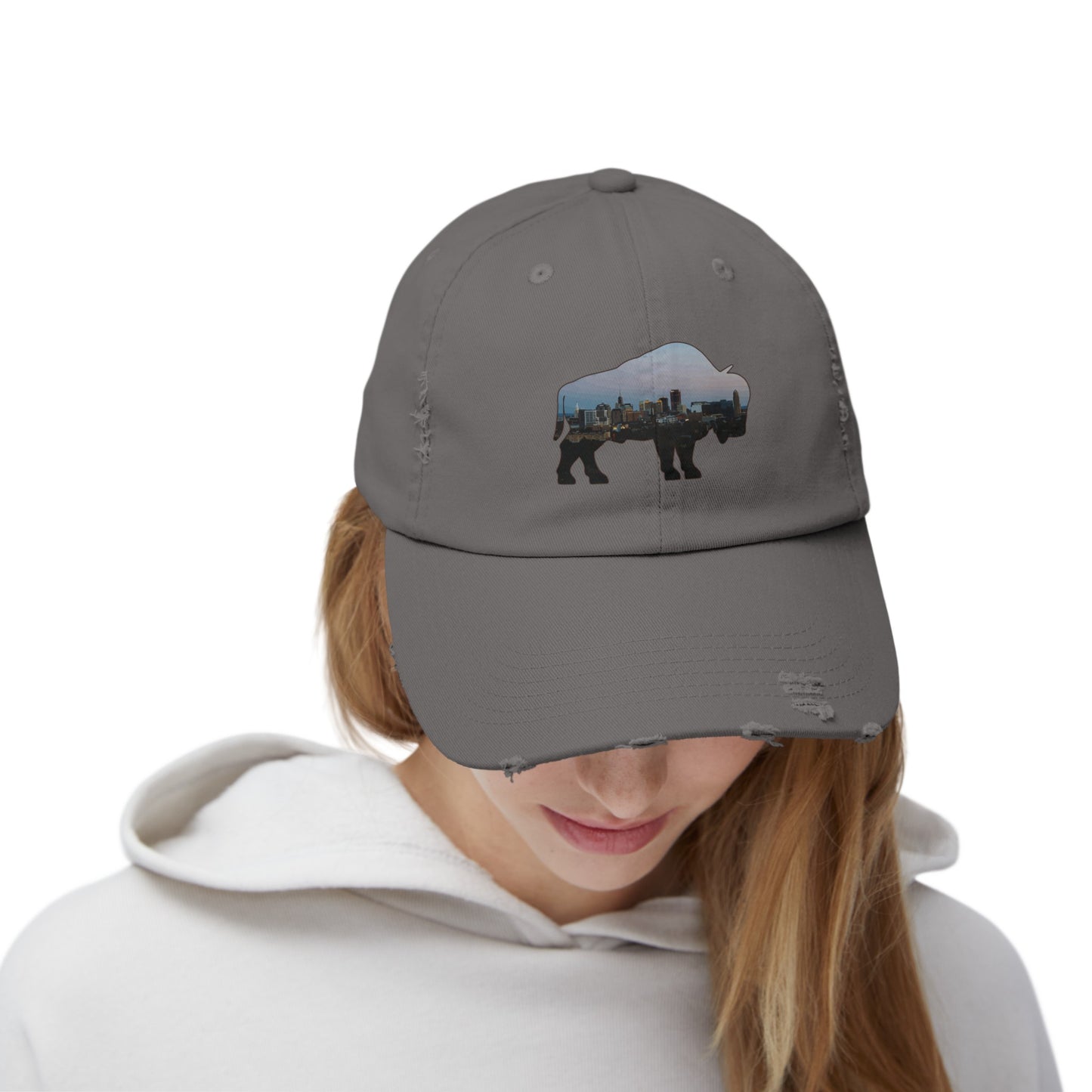 Buffalo Skyline Distressed Cap