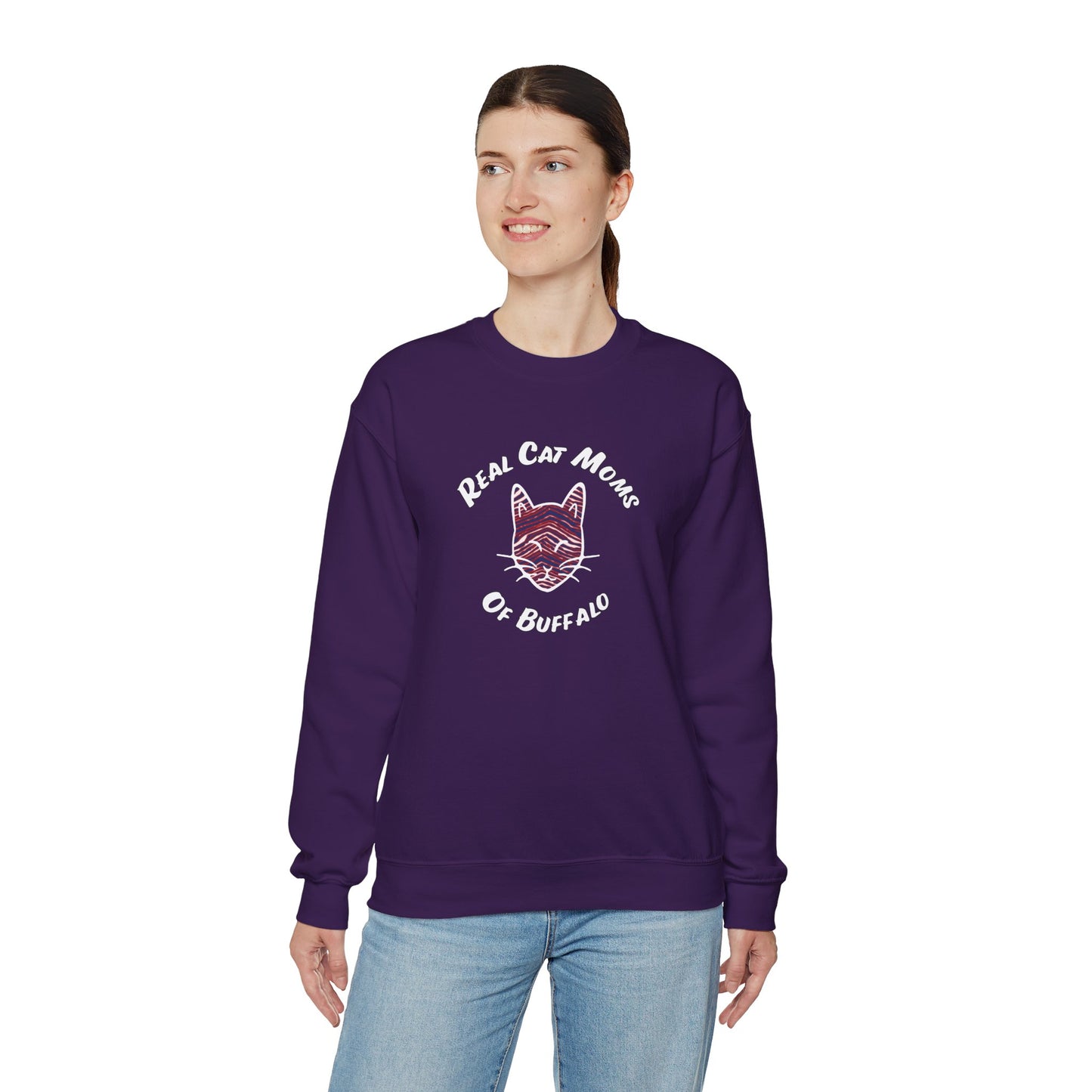 Real Cat Moms of Buffalo Sweatshirt