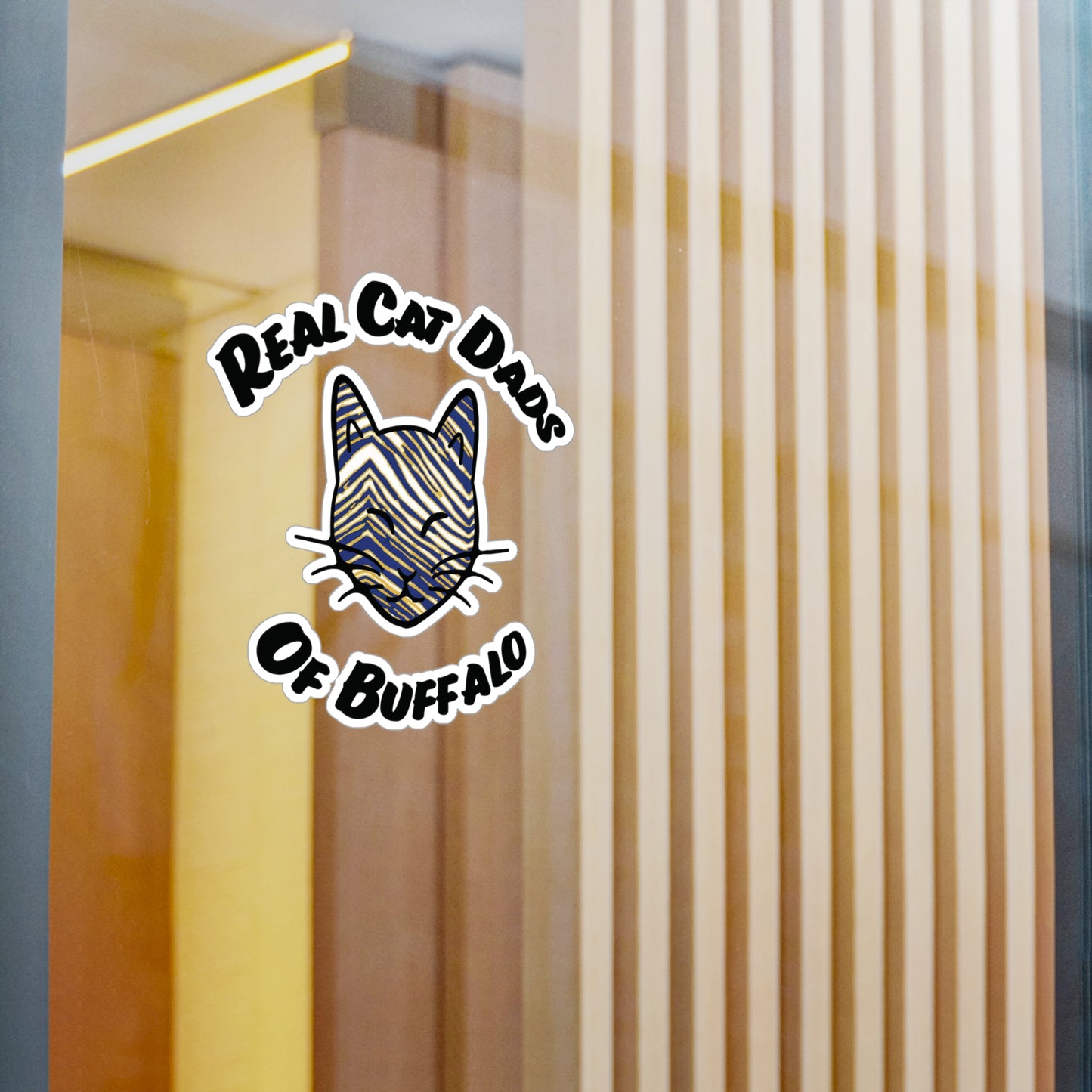 Real Cat Dads of Buffalo Vinyl Decal