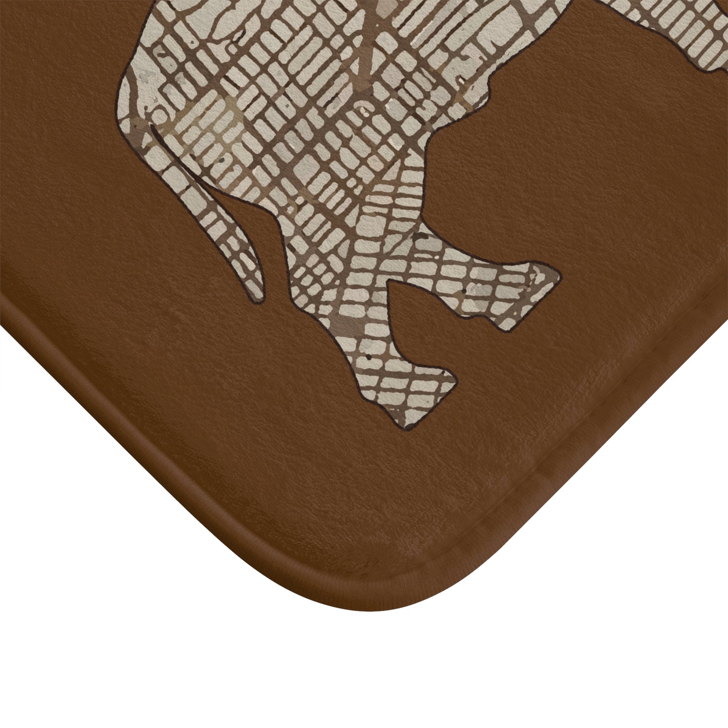 Map of Buffalo Bath Mat