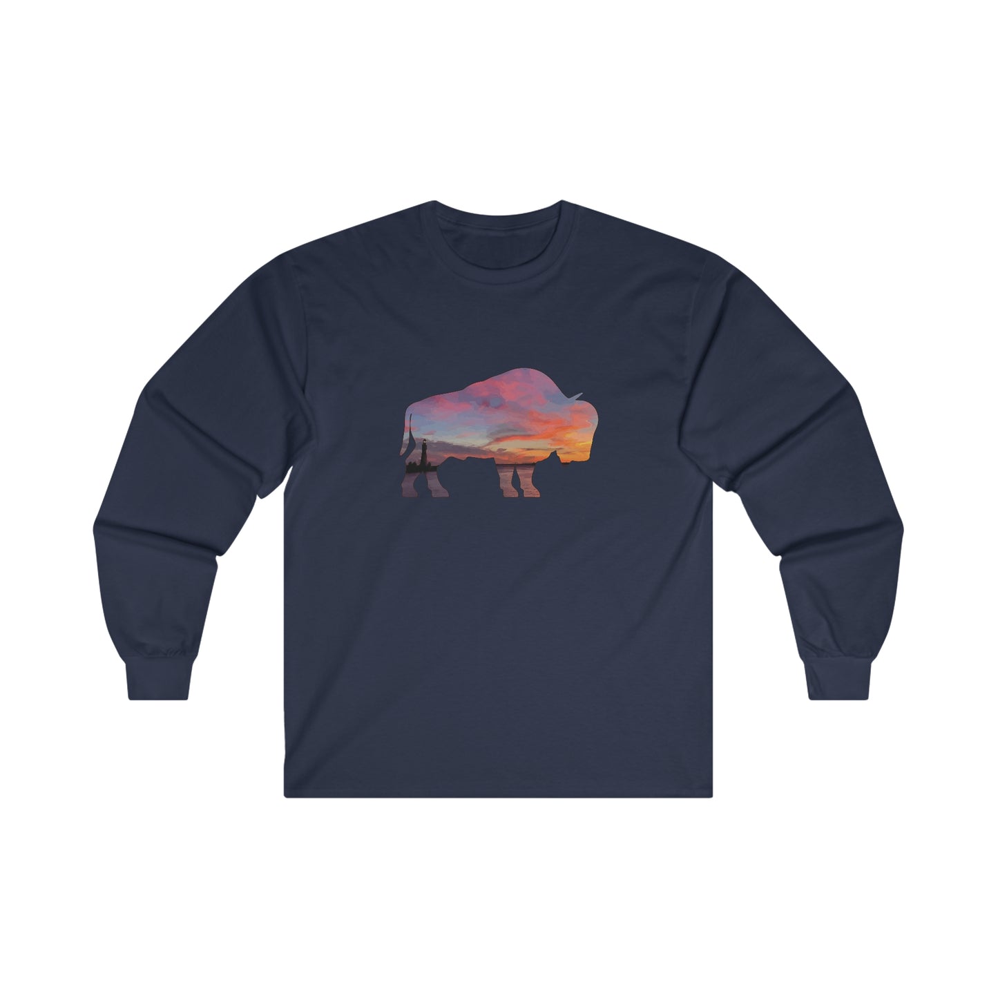 Buffalo Waterfront Sunset Long Sleeve