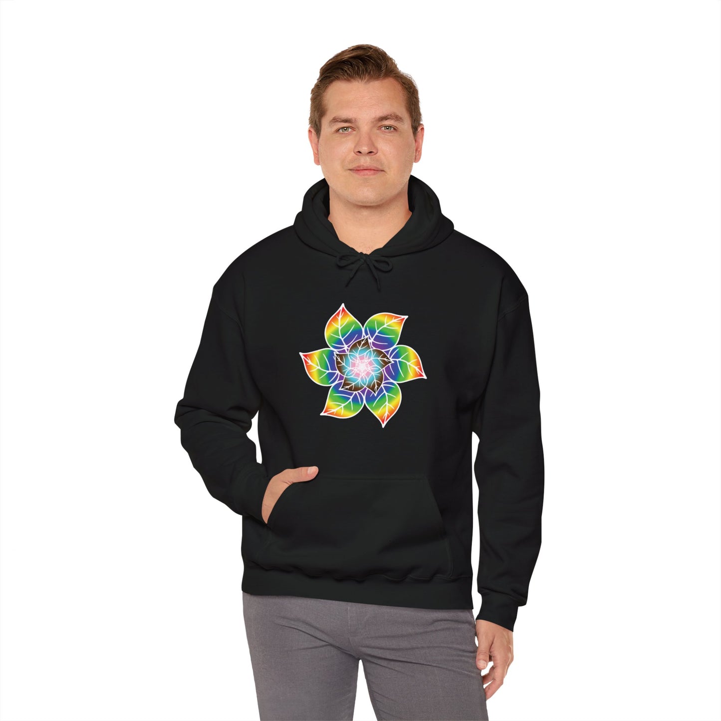 Flower Leaf Pride Hoodie