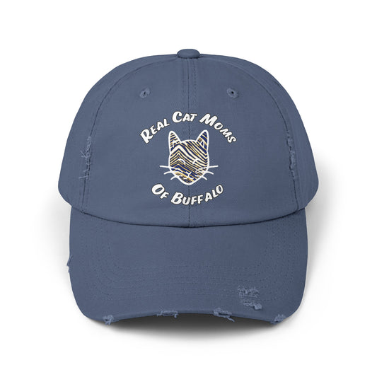 Real Cat Moms of Buffalo Distressed Cap