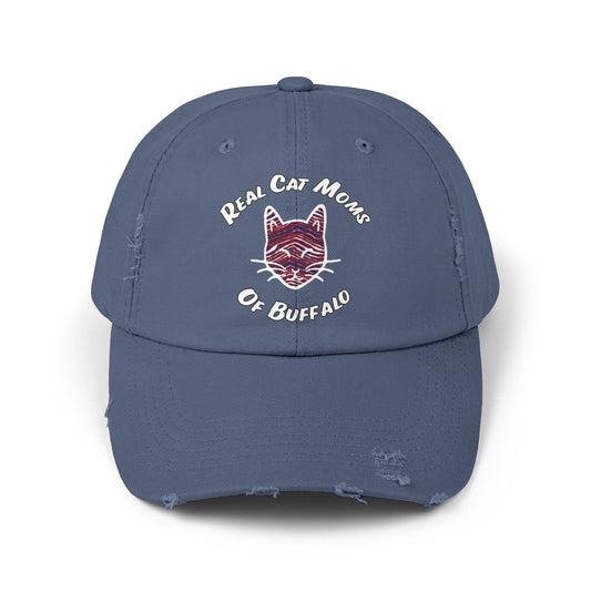 Real Cat Moms of Buffalo Distressed Cap