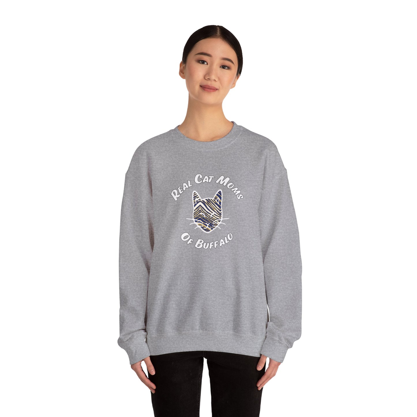 Real Cat Moms of Buffalo Sweatshirt