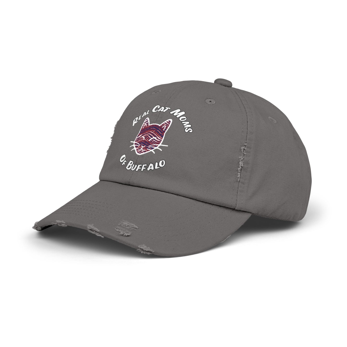 Real Cat Moms of Buffalo Distressed Cap