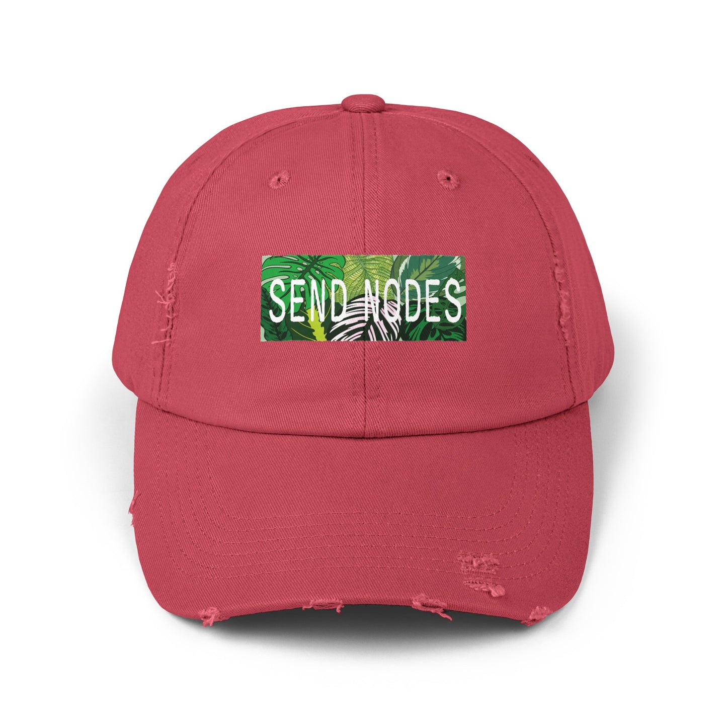 “Send Nodes” Distressed Cap