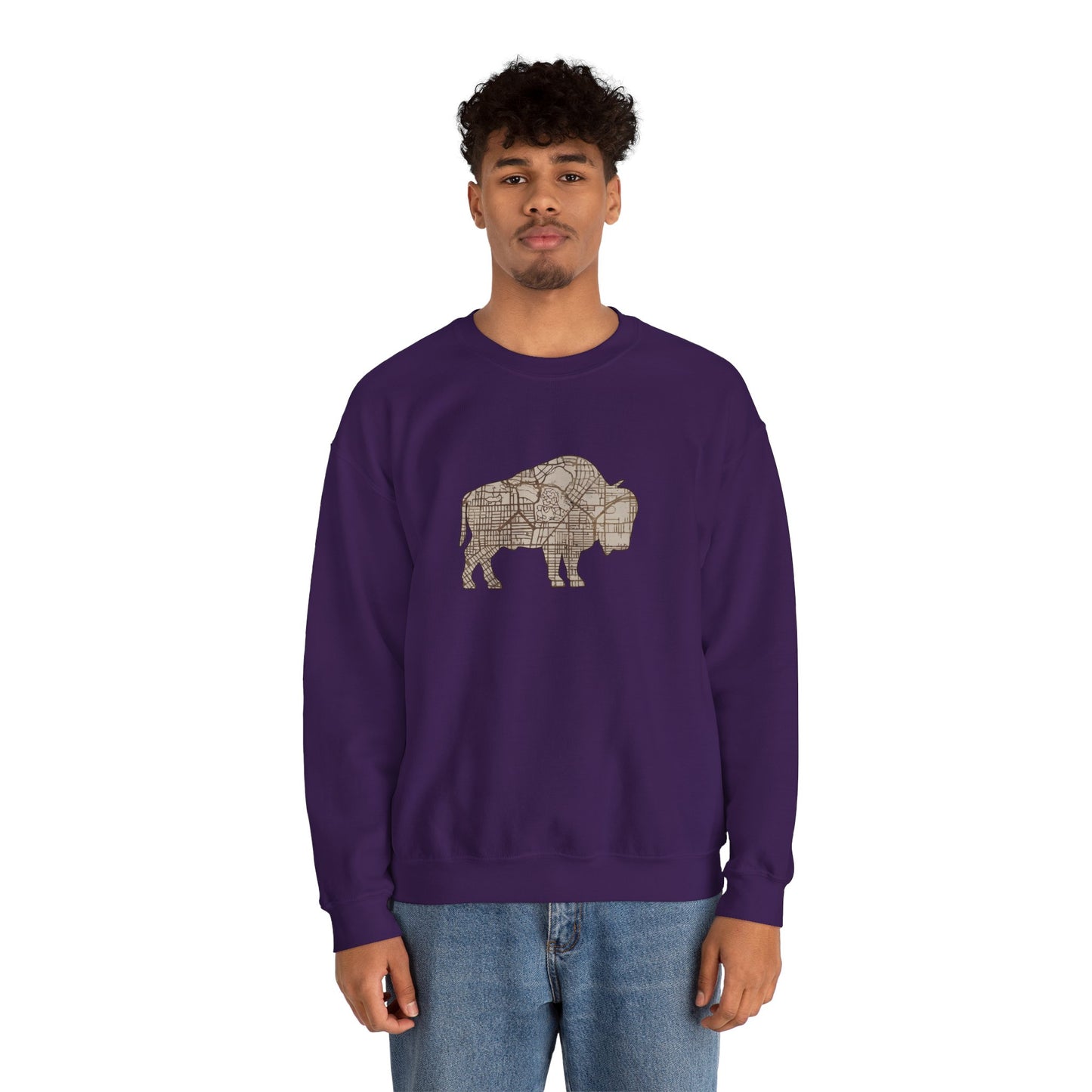 Map of Buffalo Sweatshirt