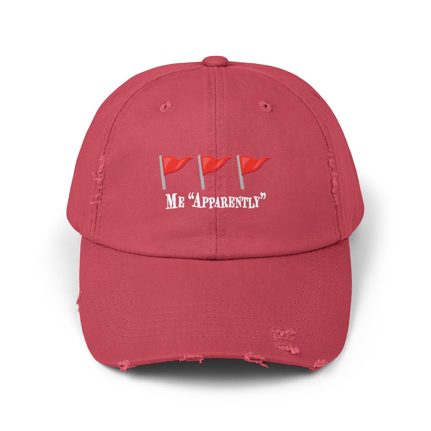 Red Flag Distressed Cap