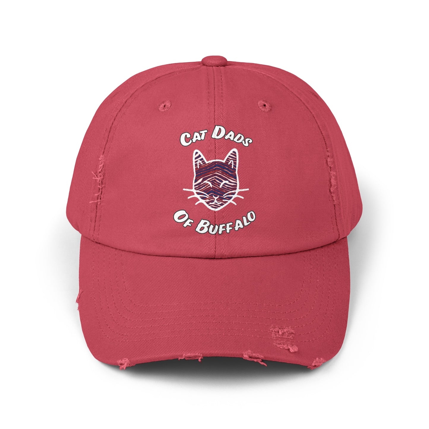 The Cat Dad Distressed Cap