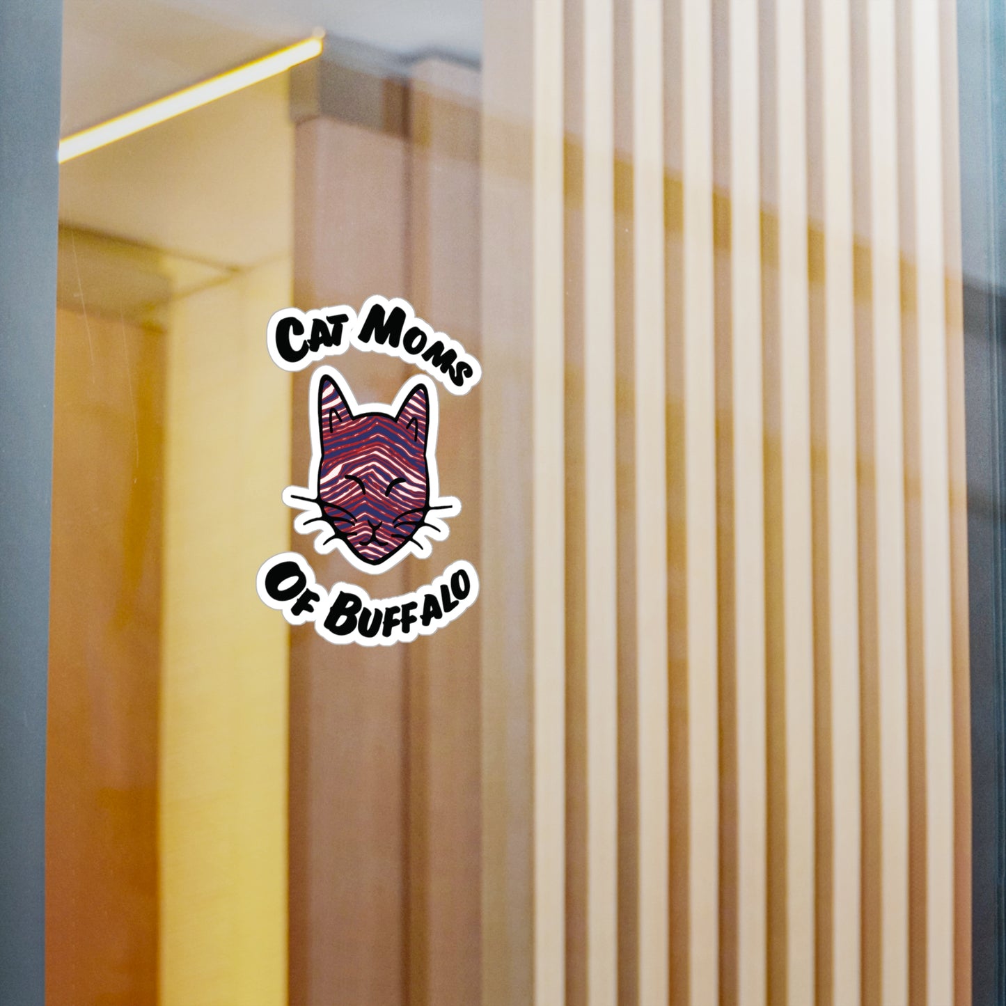 The Cat Mom Vinyl Decal