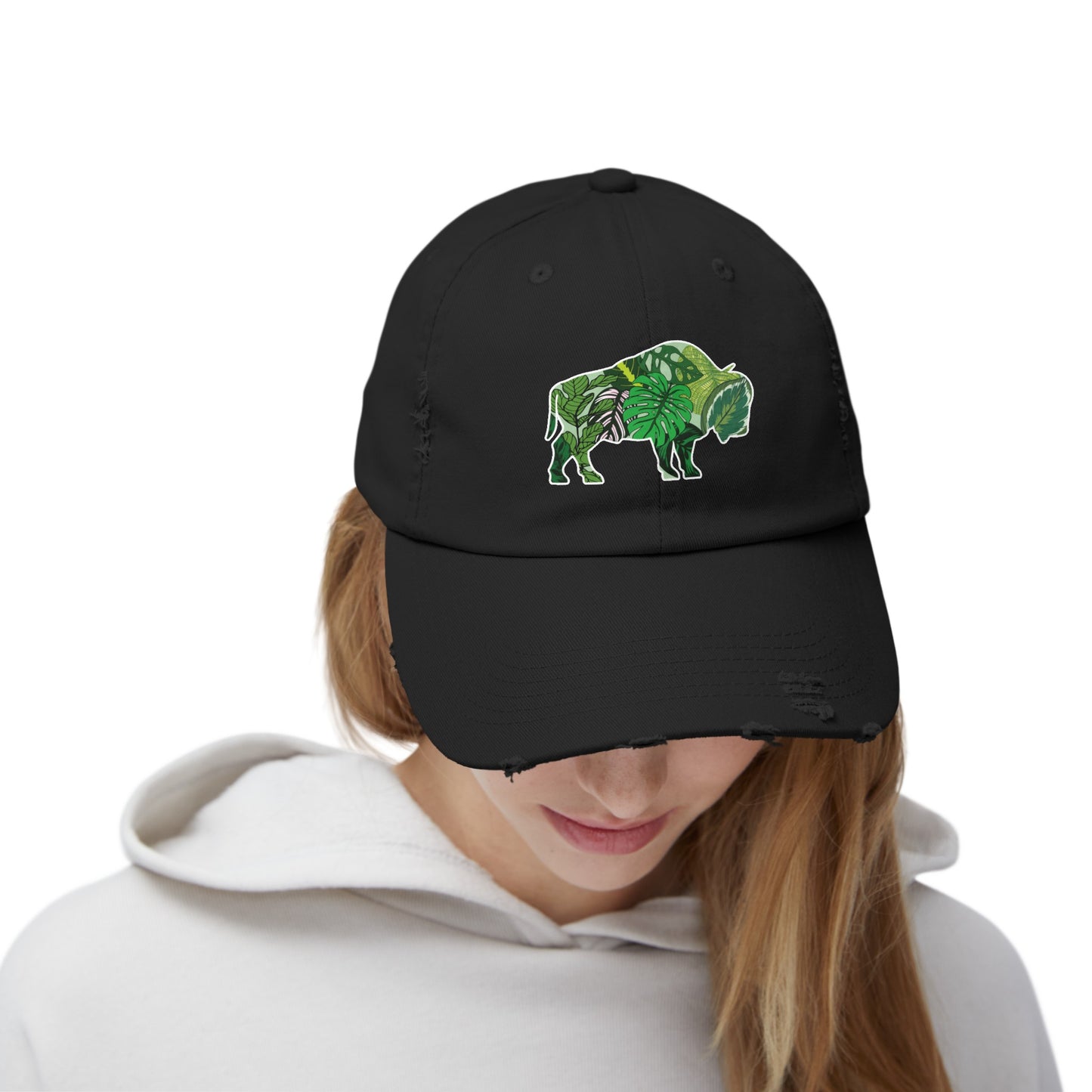 Buffalo Plant Lover Distressed Cap