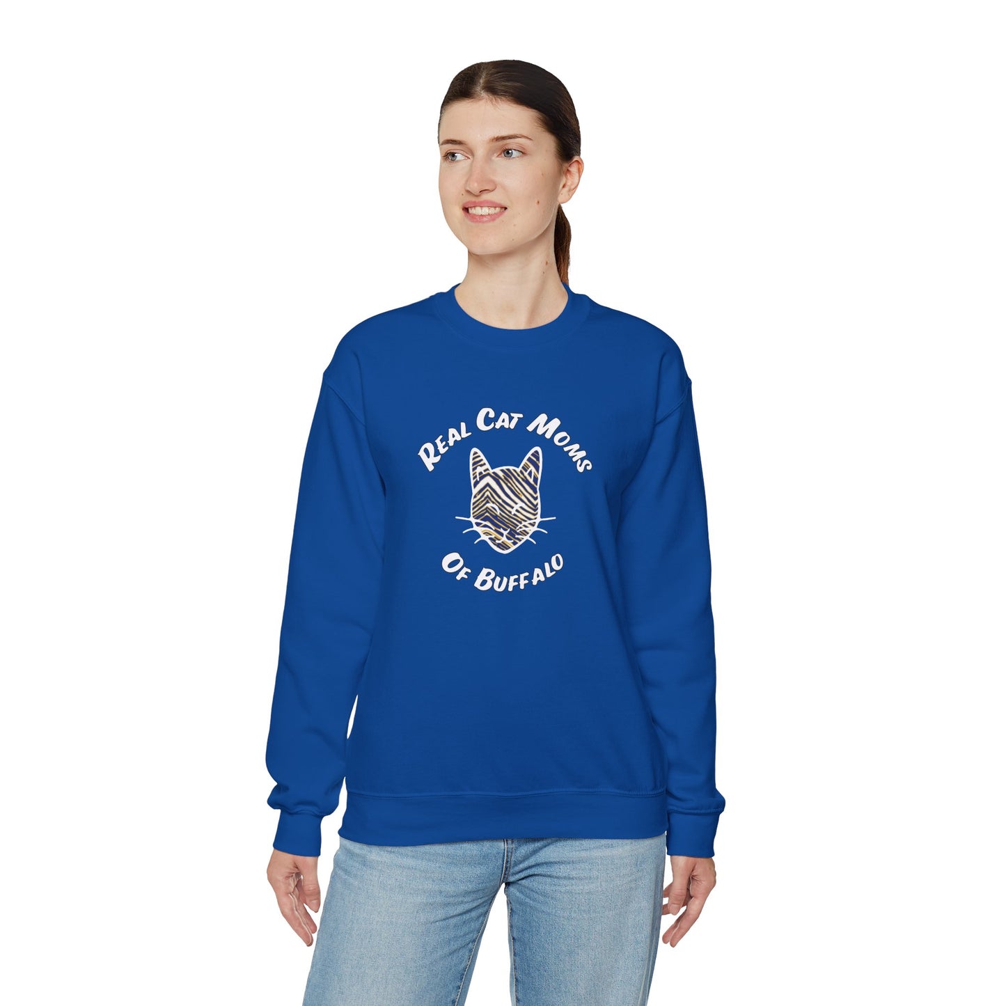 Real Cat Moms of Buffalo Sweatshirt