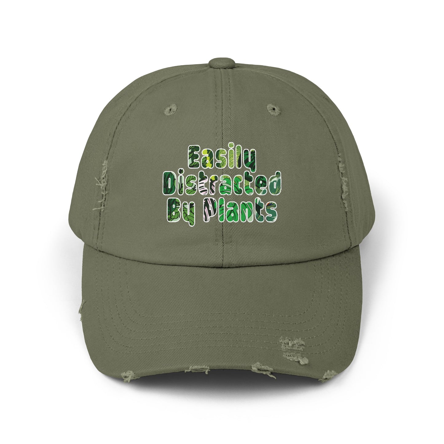 Easily Distracted By Plants Distressed Cap