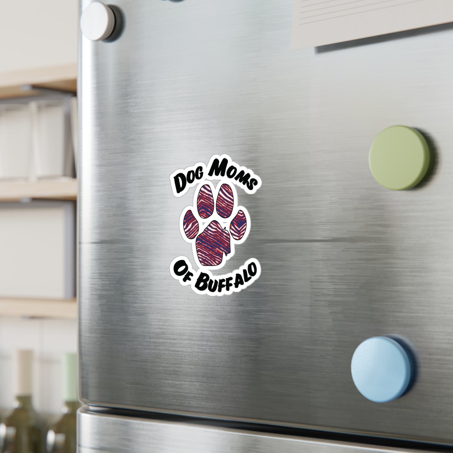 The Pawffalo Dog Mom Vinyl Decal