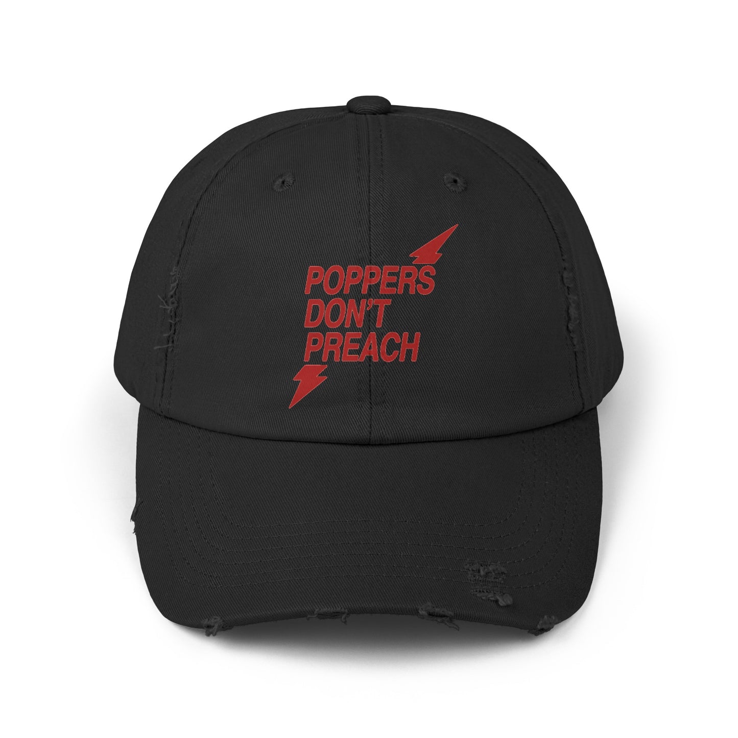 Poppers Don’t Preach Distressed Cap