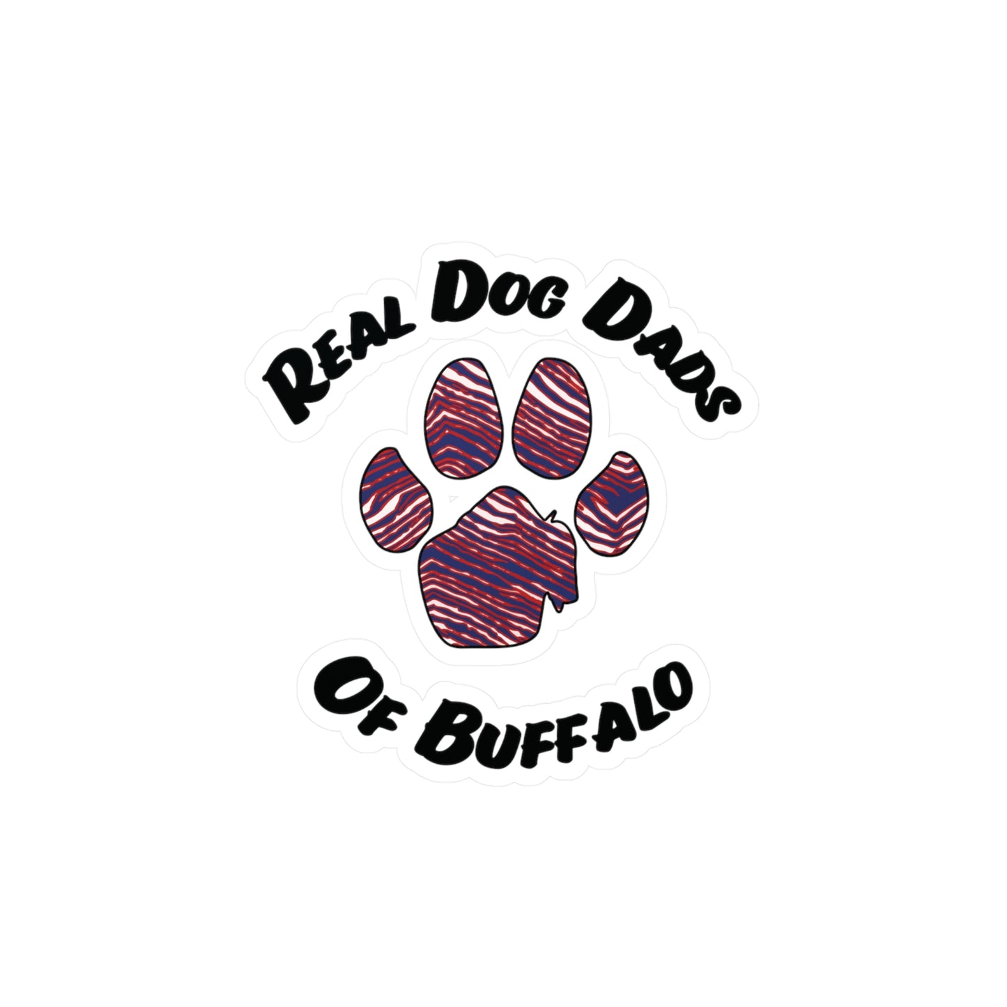 Real Dog Dads of Buffalo Vinyl Decal