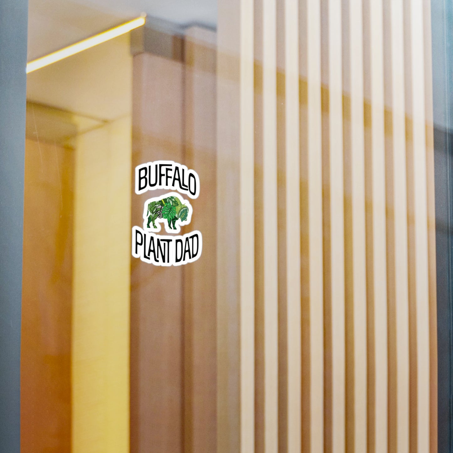 Buffalo Plant Dad Vinyl Decal