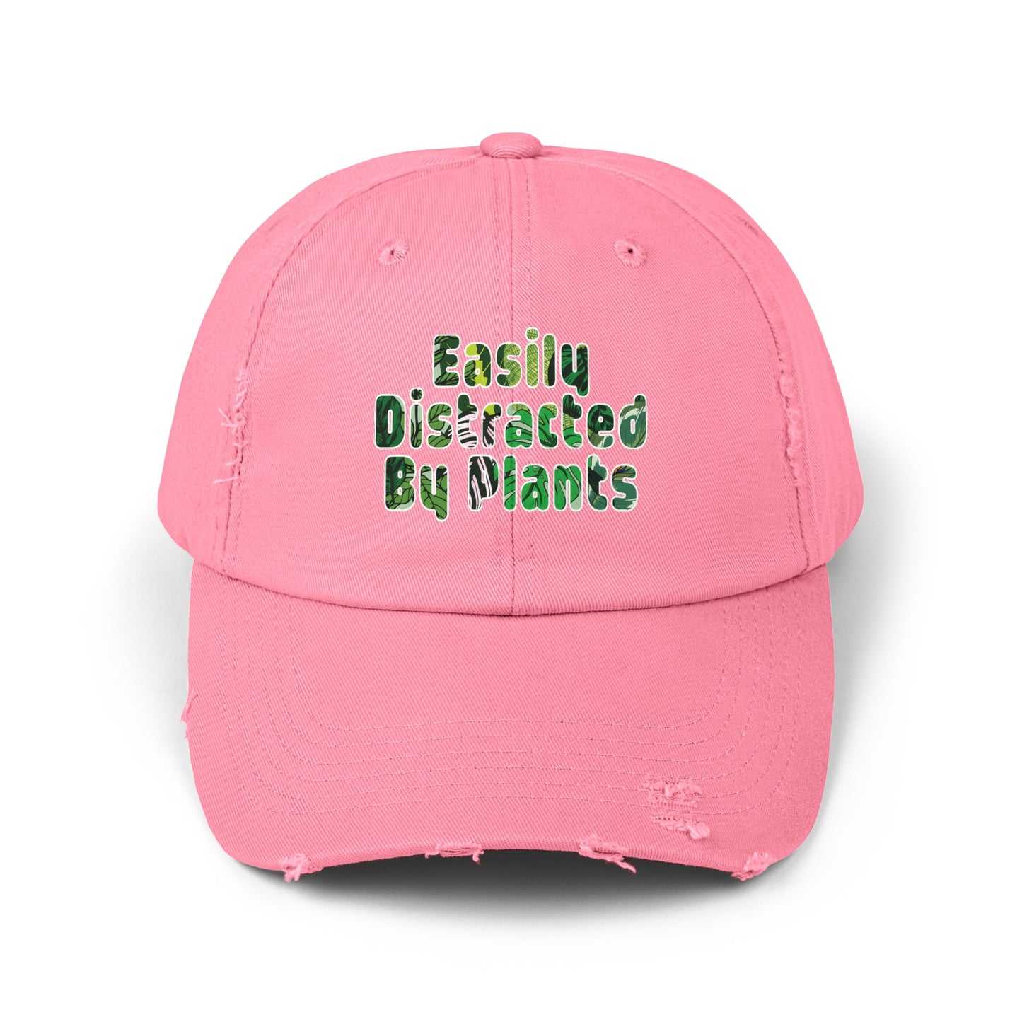 Easily Distracted By Plants Distressed Cap