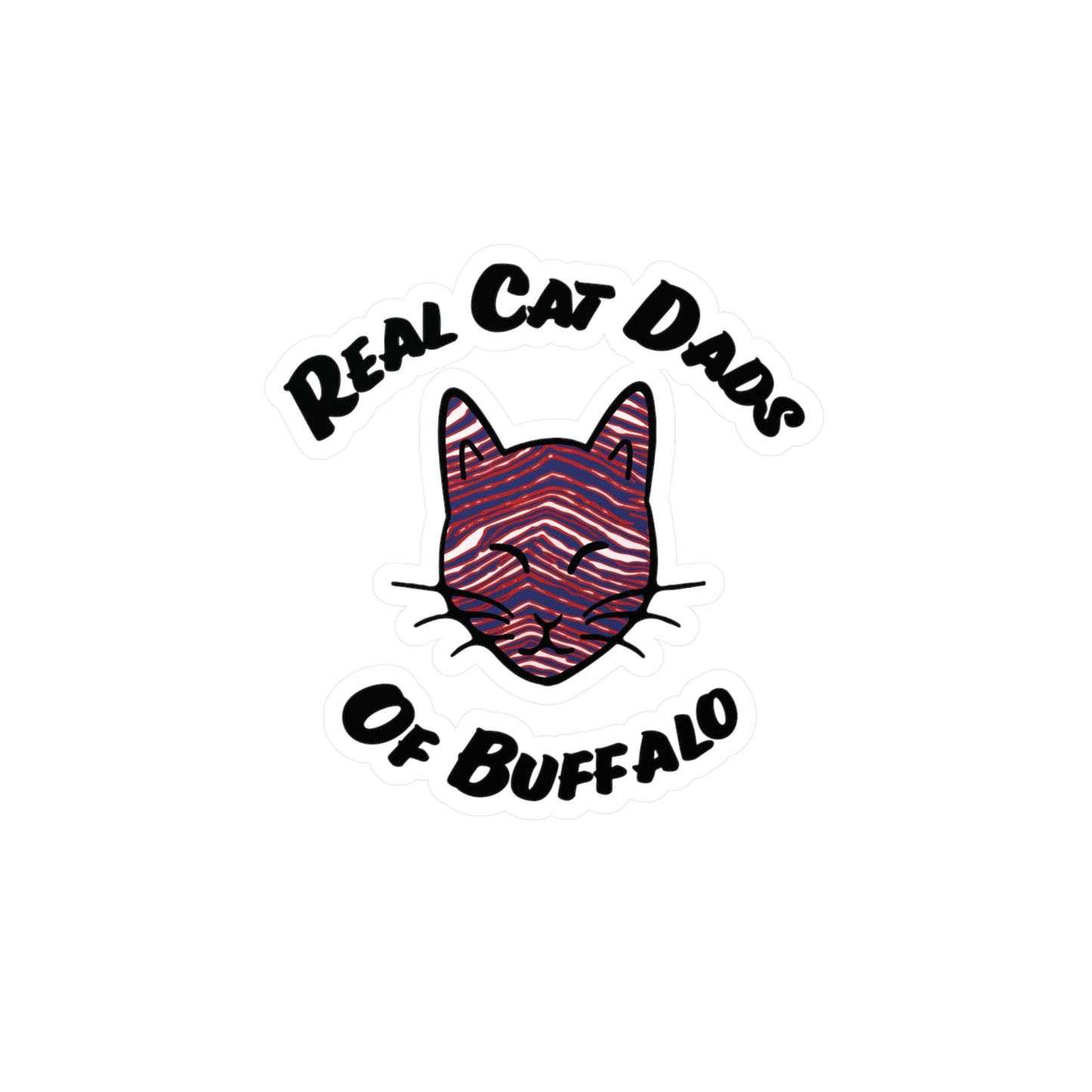 Real Cat Dads of Buffalo Vinyl Decal