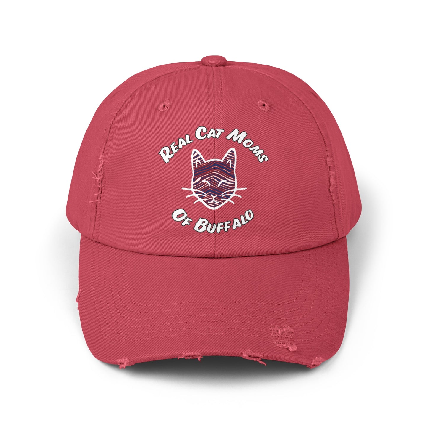 Real Cat Moms of Buffalo Distressed Cap