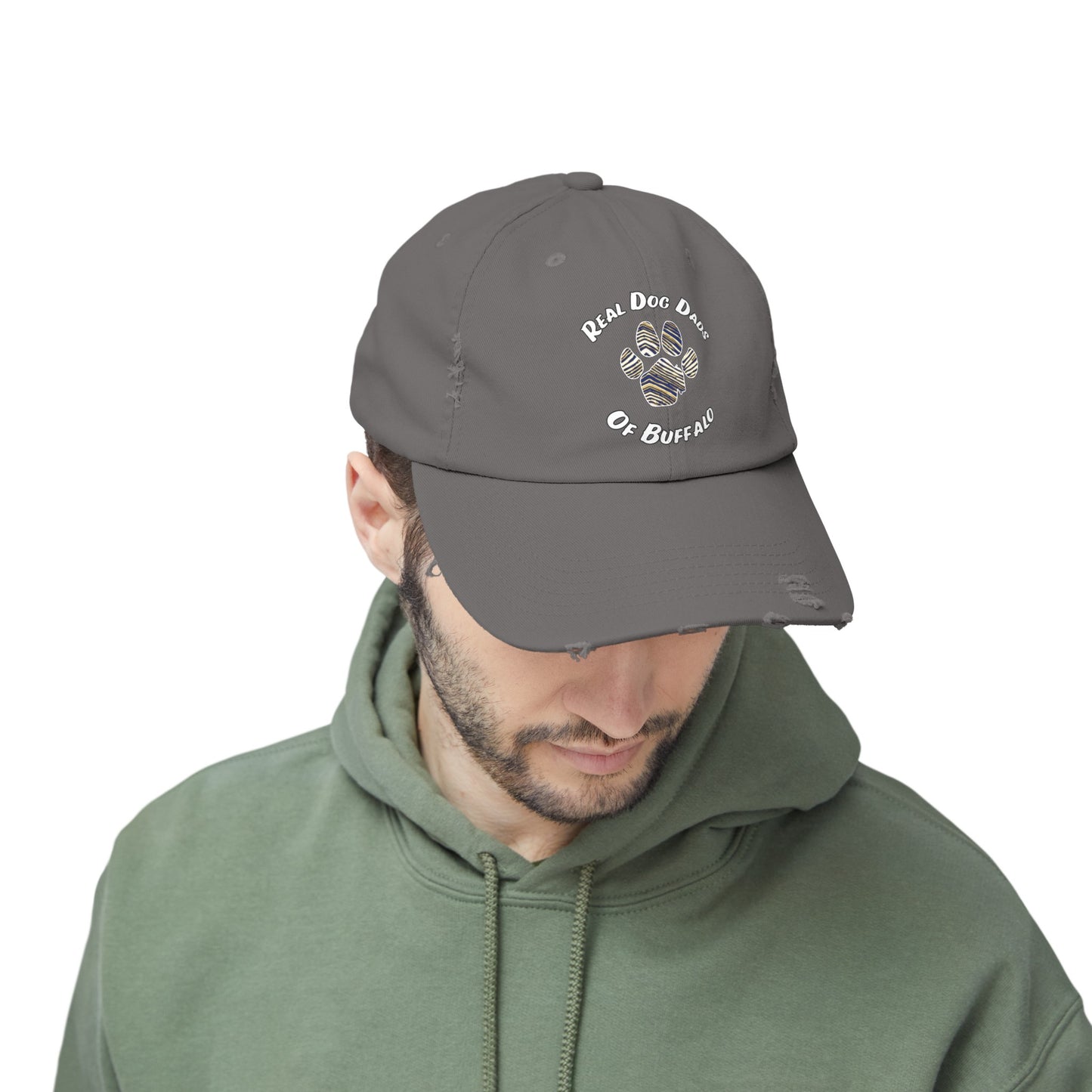 Real Dog Dads of Buffalo Distressed Cap