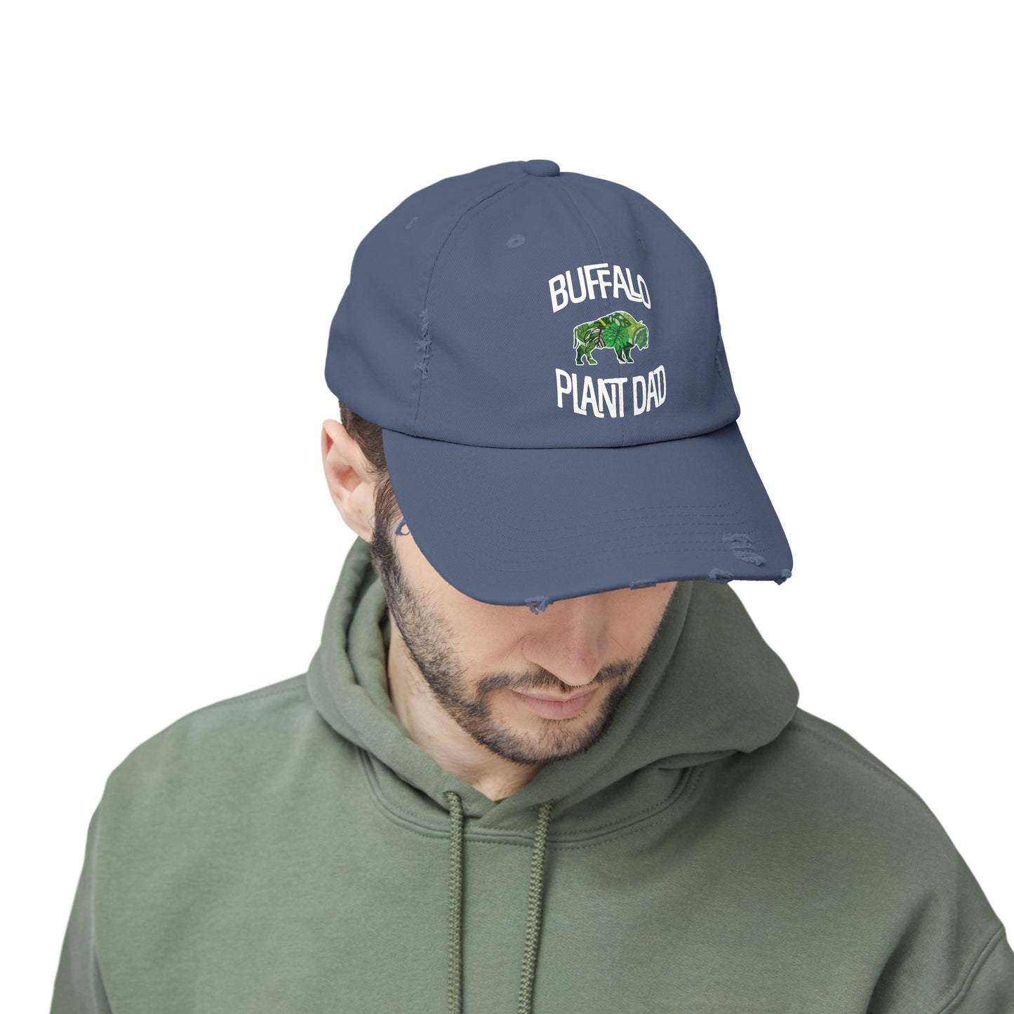 Buffalo Plant Dad Distressed Cap