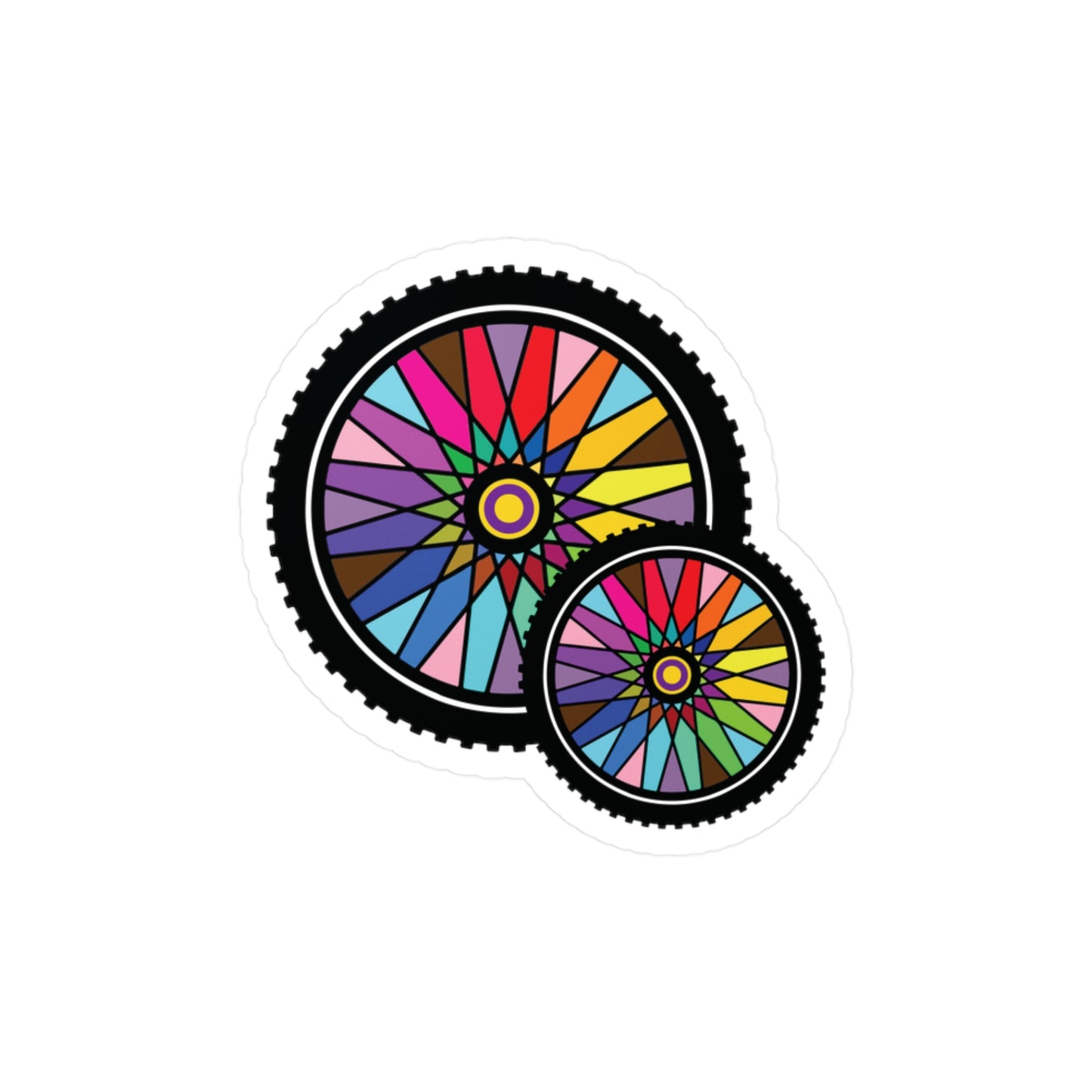 Cycling Pride Kiss-Cut Vinyl Decals