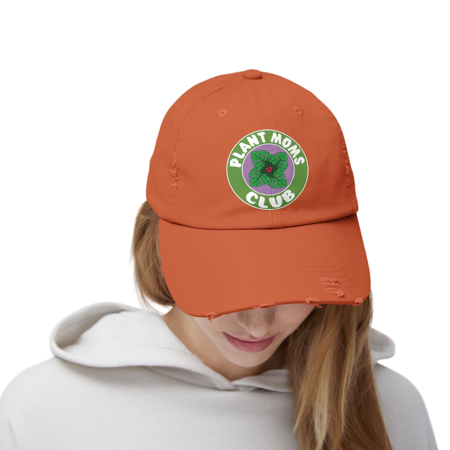 Plant Moms Club Distressed Cap