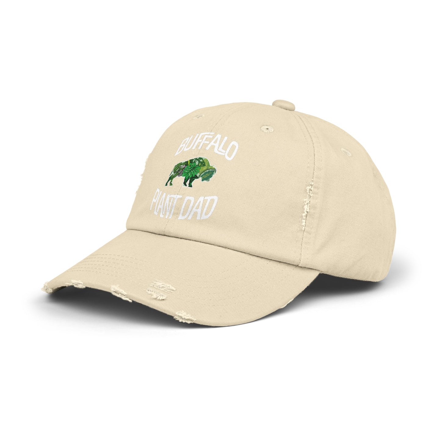 Buffalo Plant Dad Distressed Cap