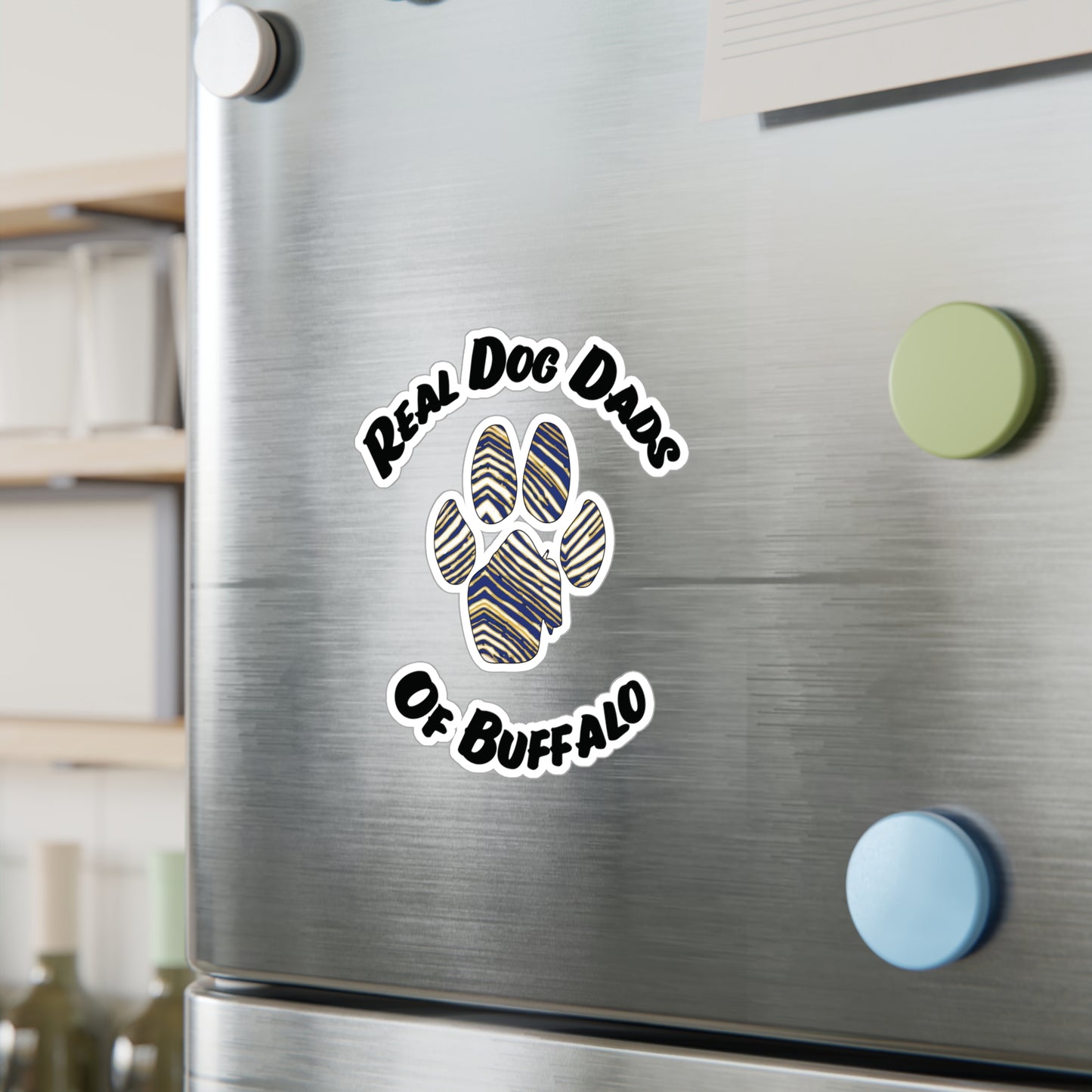 Real Dog Dads of Buffalo Vinyl Decal