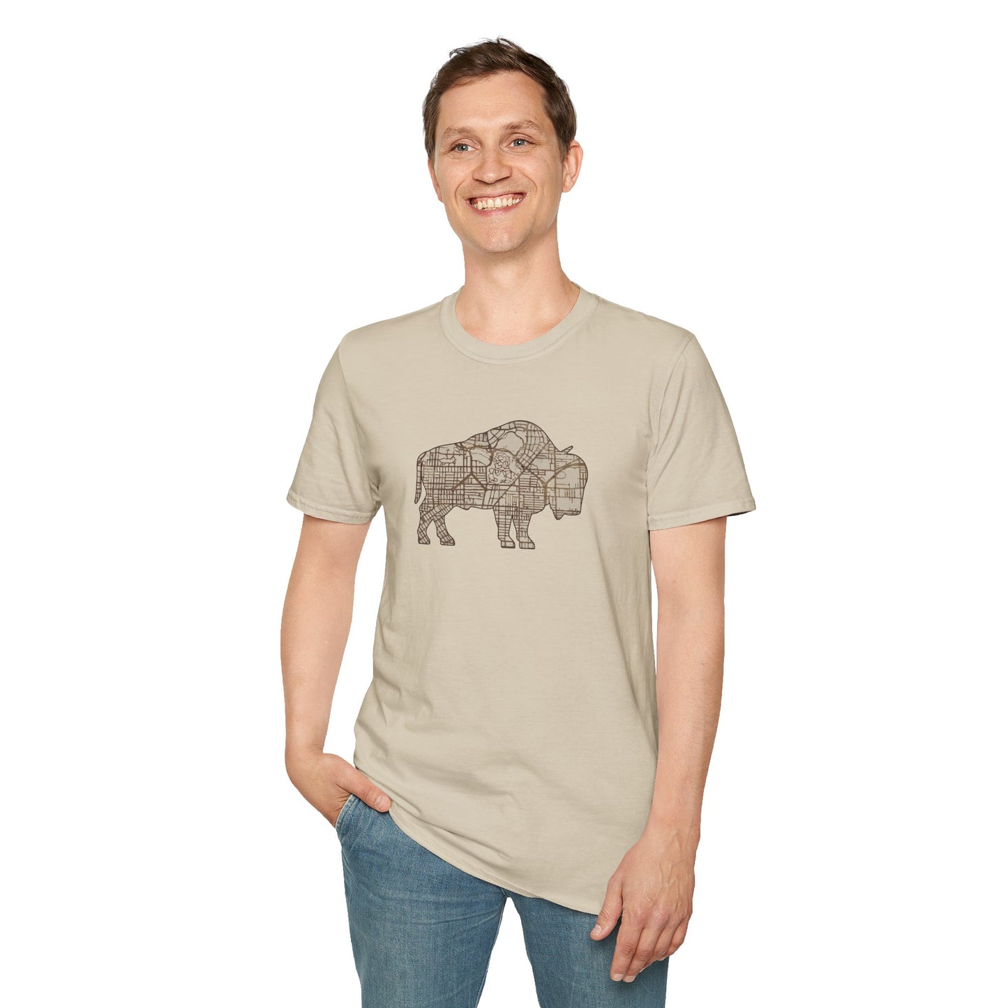 Map of Buffalo Shirt