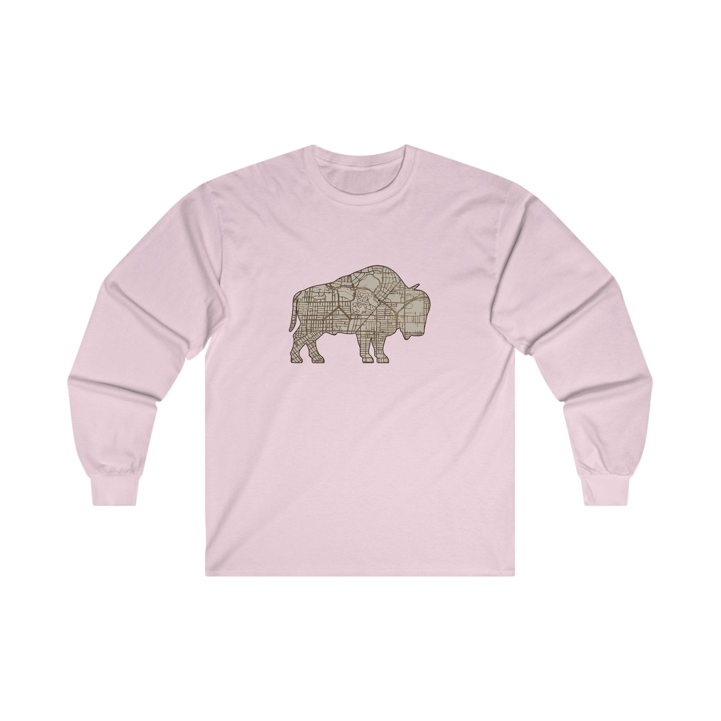 Map of Buffalo Long Sleeve