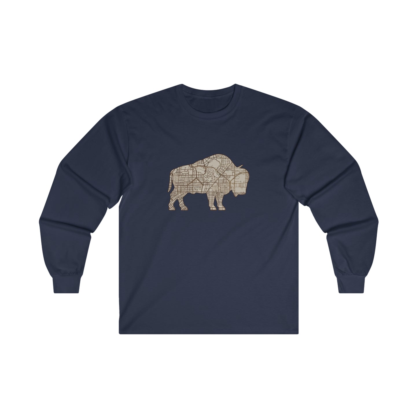 Map of Buffalo Long Sleeve