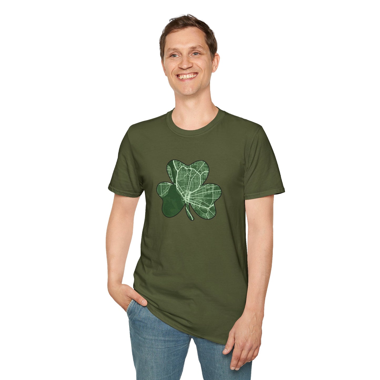 Map of Buffalo St. Patrick’s Day Shirt