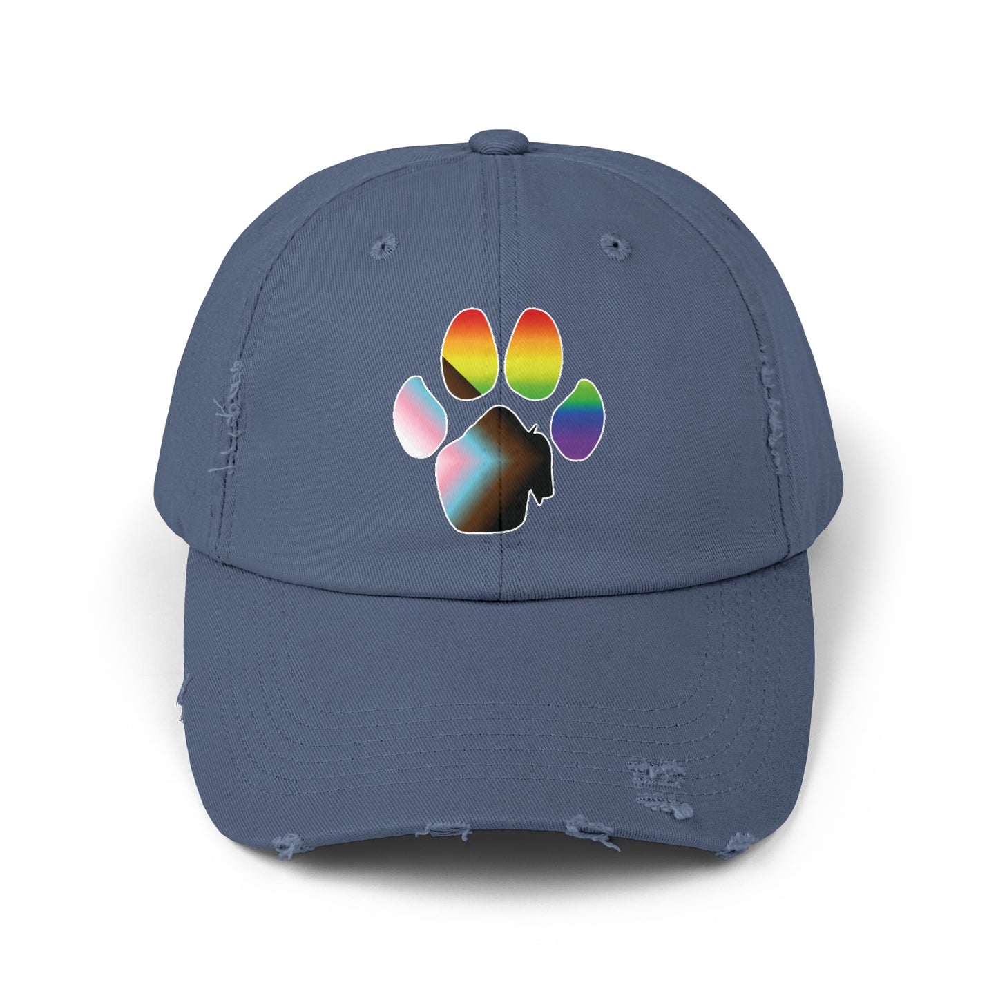 The Pawffalo Pride Distressed Cap