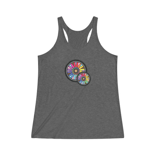 Pride Cycling Women's Tri-Blend Racerback Tank