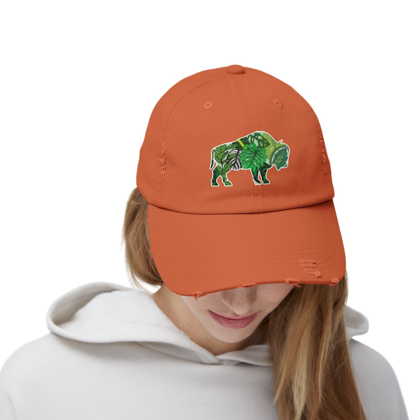 Buffalo Plant Lover Distressed Cap