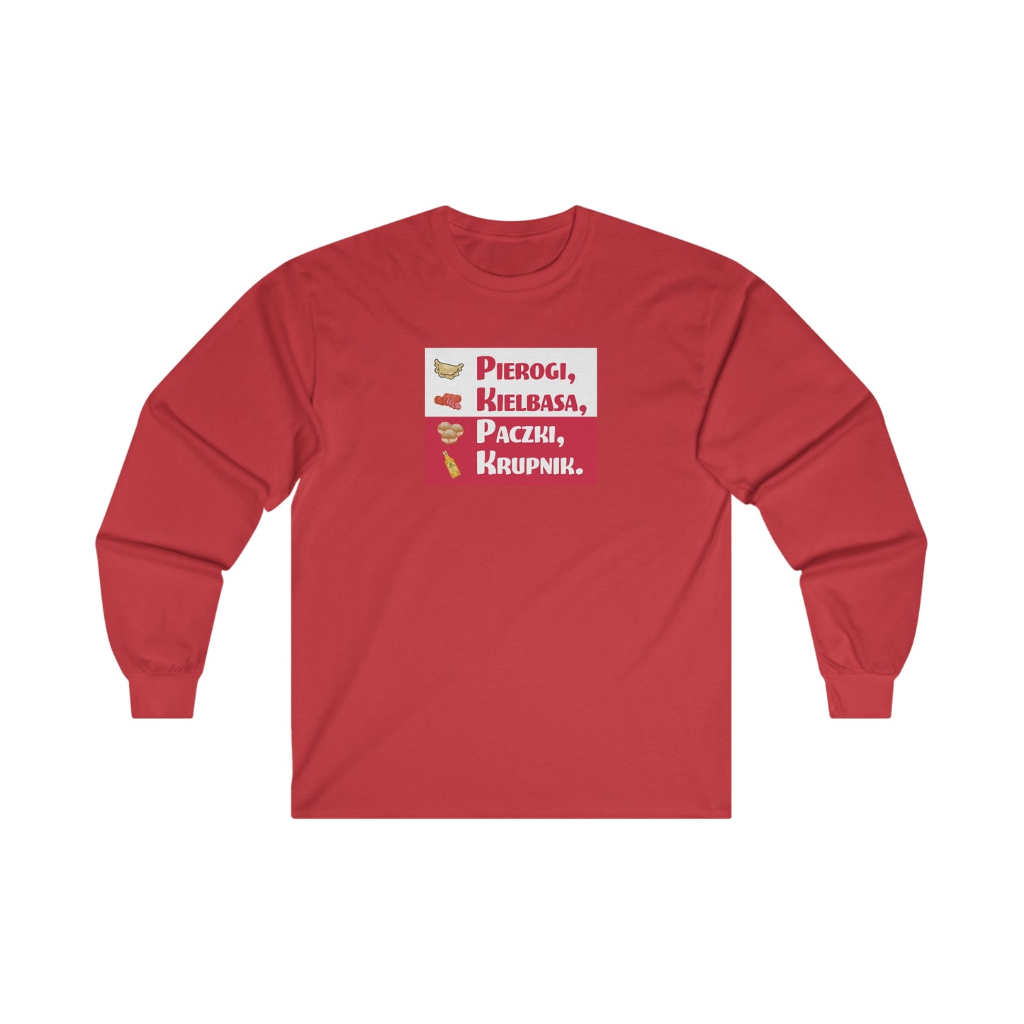 Dyngus Day Flag Long Sleeve