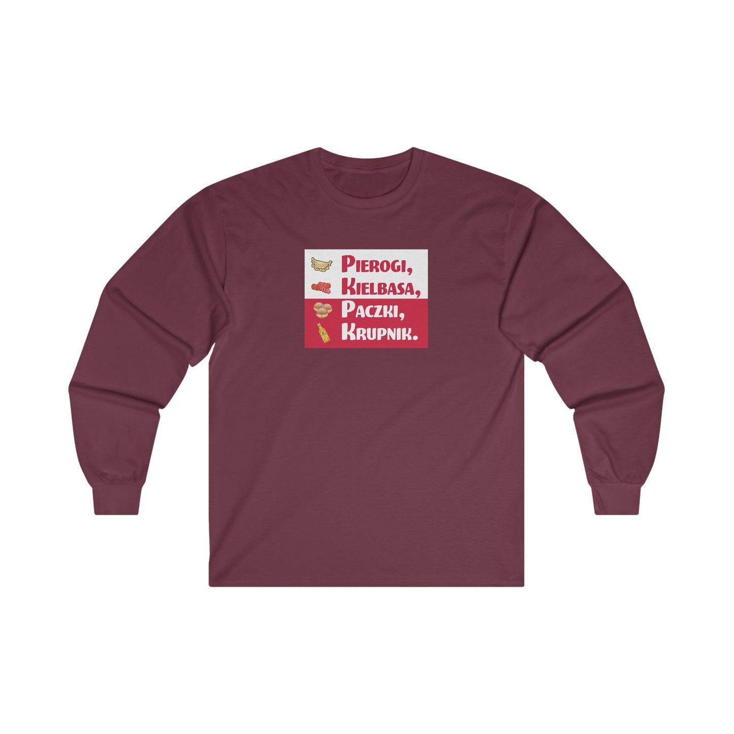 Dyngus Day Flag Long Sleeve