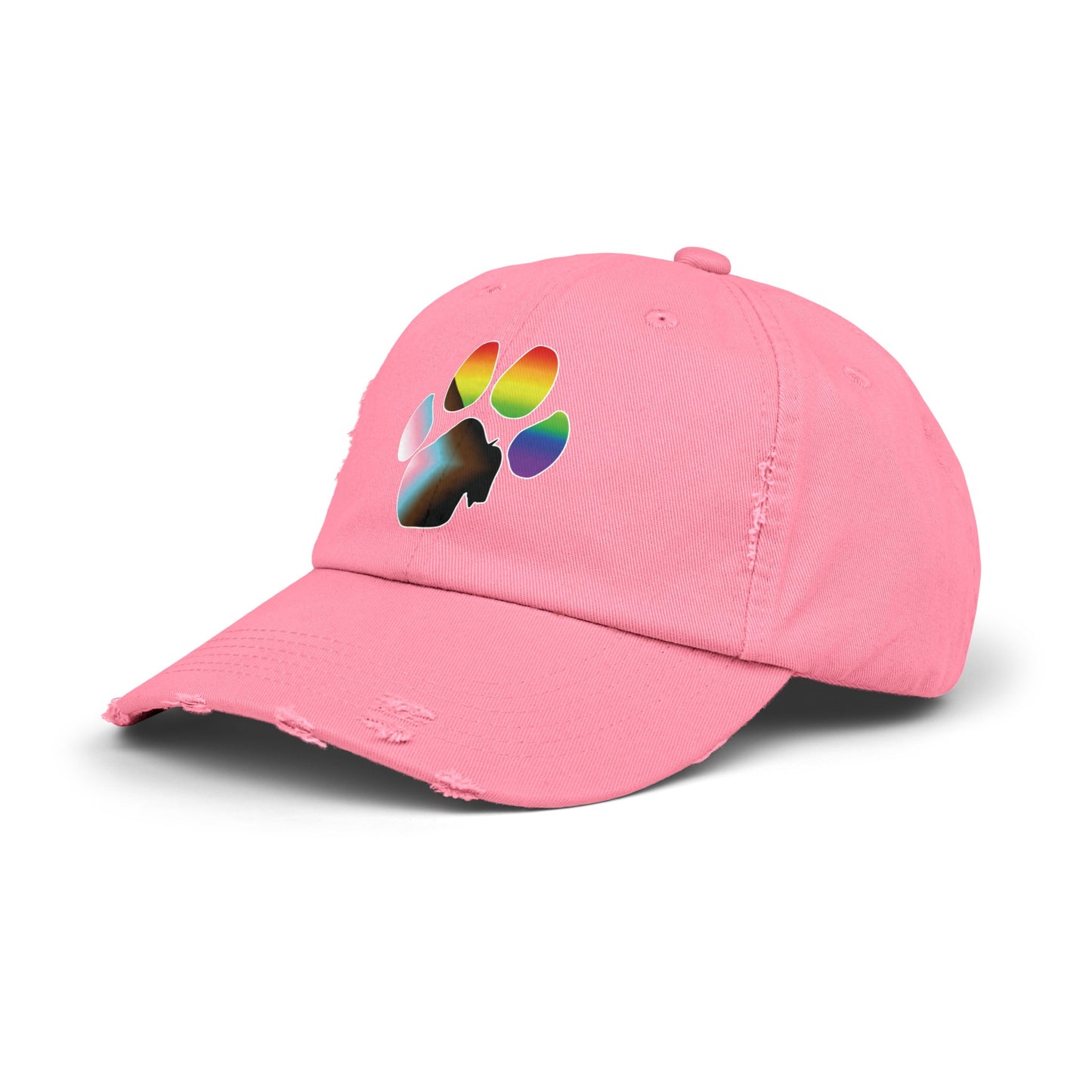 The Pawffalo Pride Distressed Cap