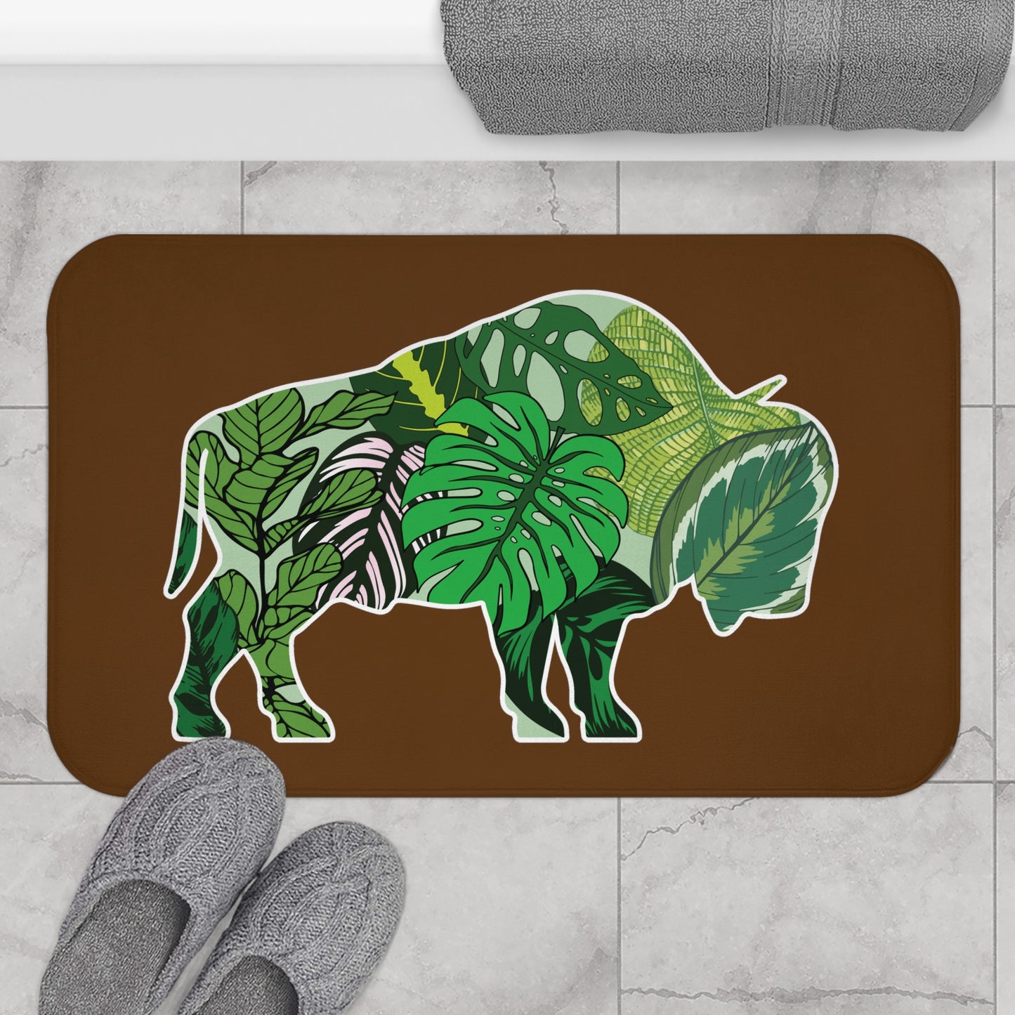 Buffalo Plant Lover Bath Mat