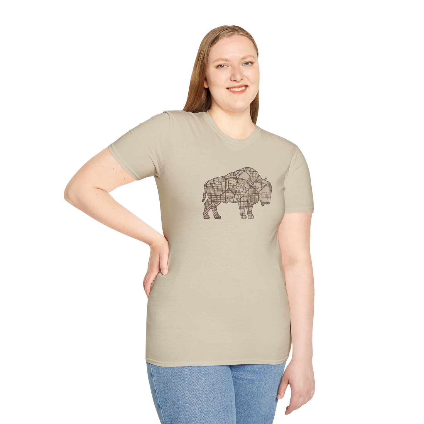 Map of Buffalo Shirt