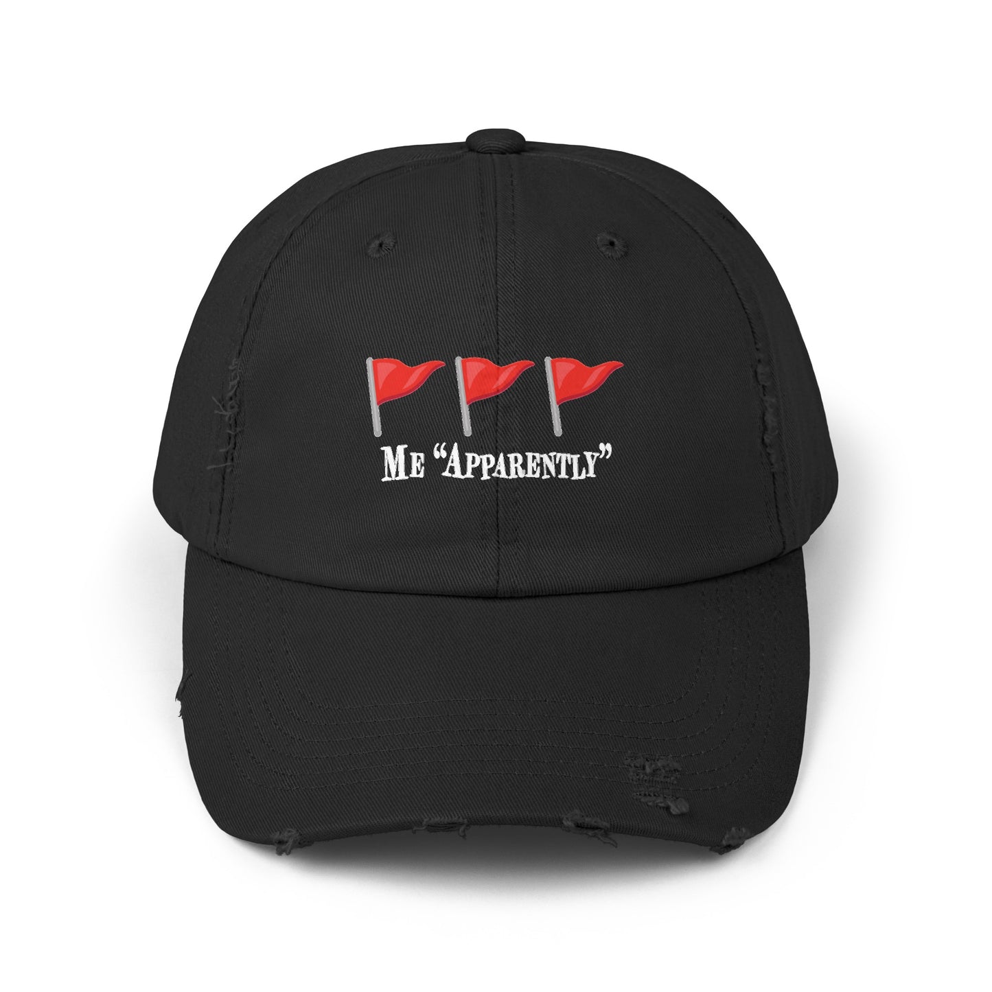 Red Flag Distressed Cap