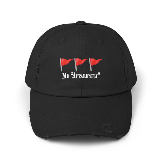 Red Flag Distressed Cap