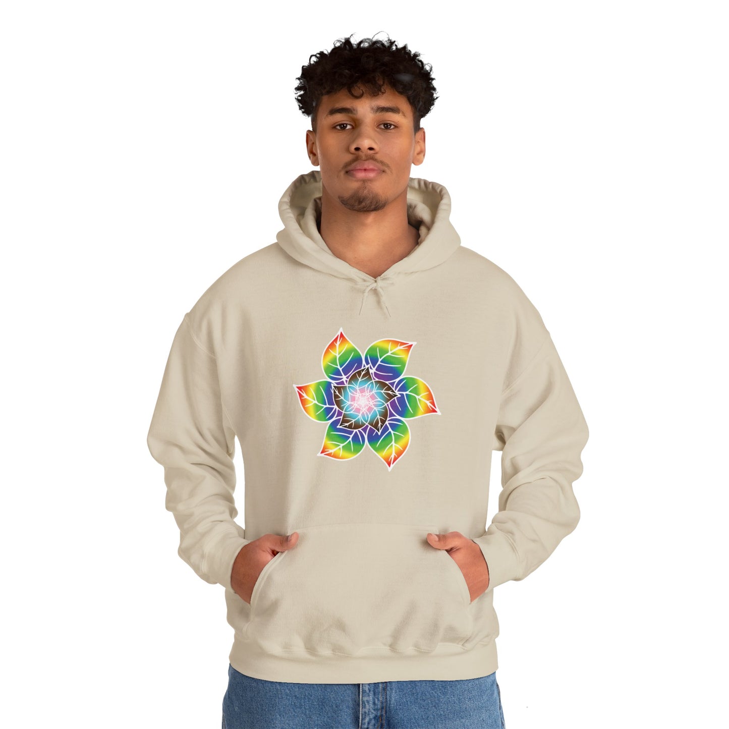 Flower Leaf Pride Hoodie